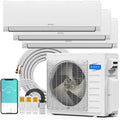 ROVSUN 28000 BTU 20 SEER2 230V Tri-Zone (9K+9K+9K) Mini Split Air Conditioner Heat Pump with 25ft Installation Kit