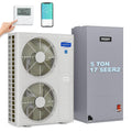ROVSUN 54000 BTU 17 SEER2 230V Ducted Central Air Conditioner with Side Discharge Air Handler