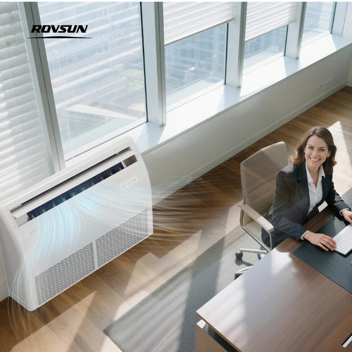 ROVSUN 18000 BTU 23 SEER2 230V Floor Ceiling Mini Split Air Conditioner Heat Pump with 16ft Installation Kit